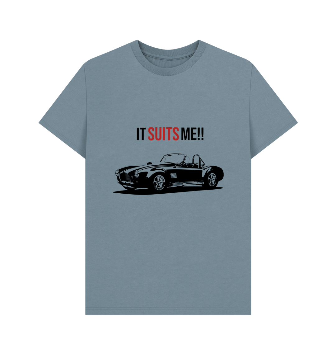 Stone Blue Printed T-shirt