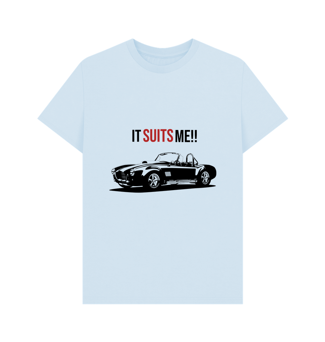 Sky Blue Printed T-shirt