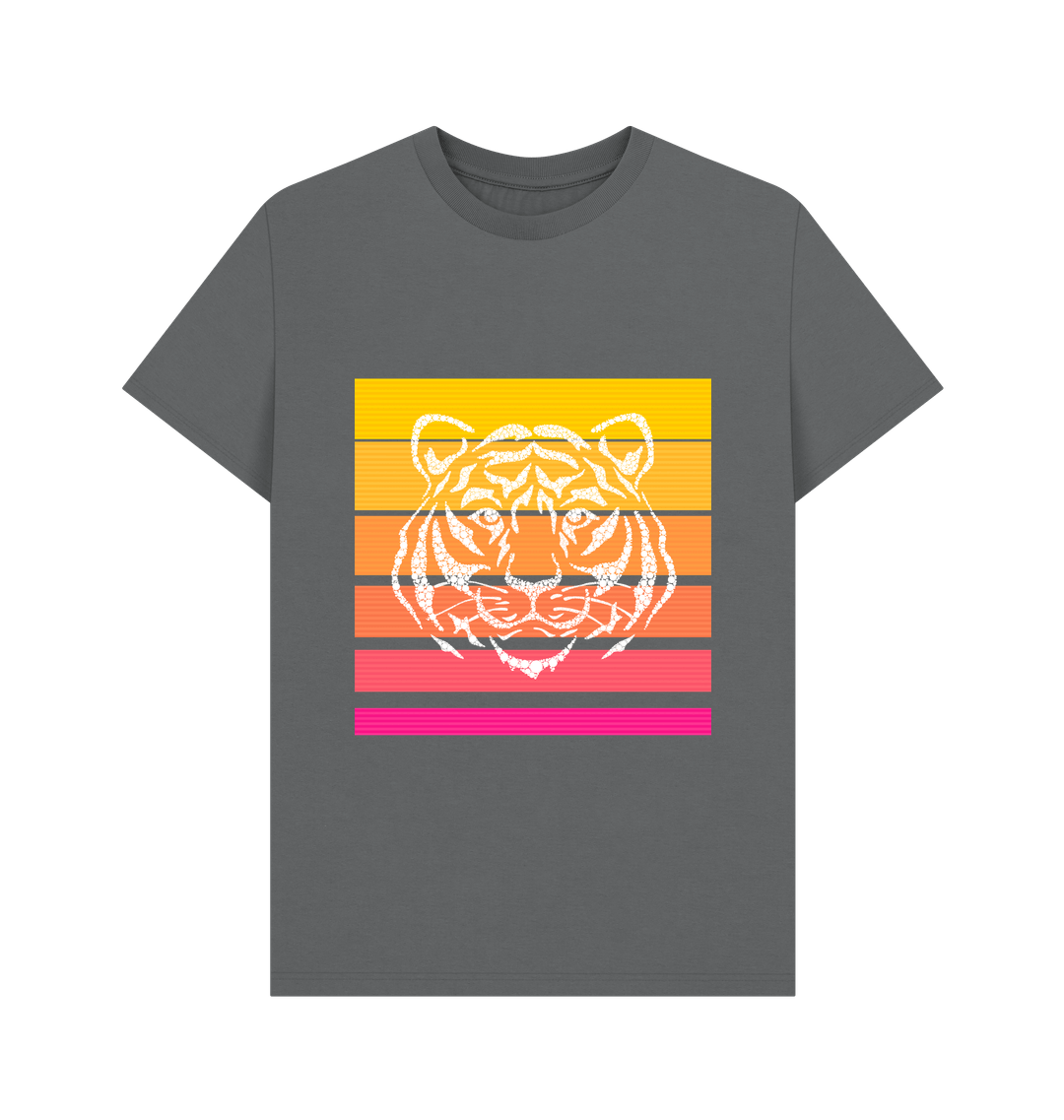 Slate Grey Printed T-shirt