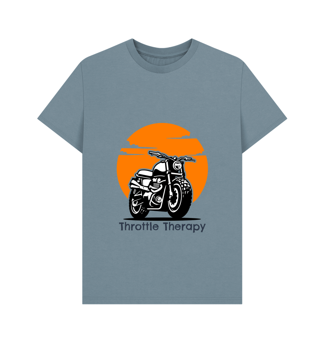 Stone Blue Printed T-shirt