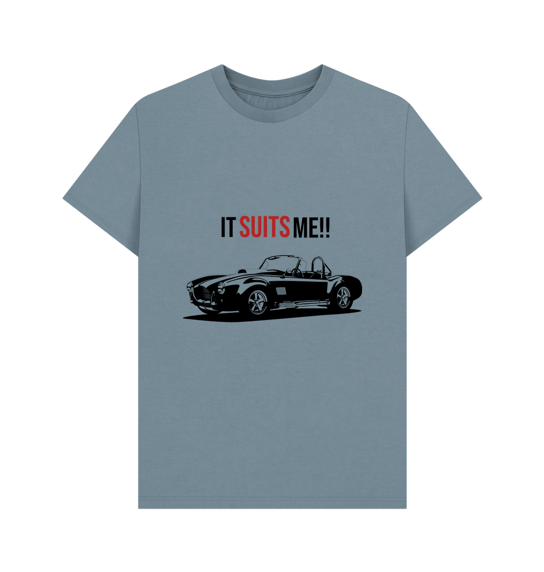 Stone Blue Printed T-shirt