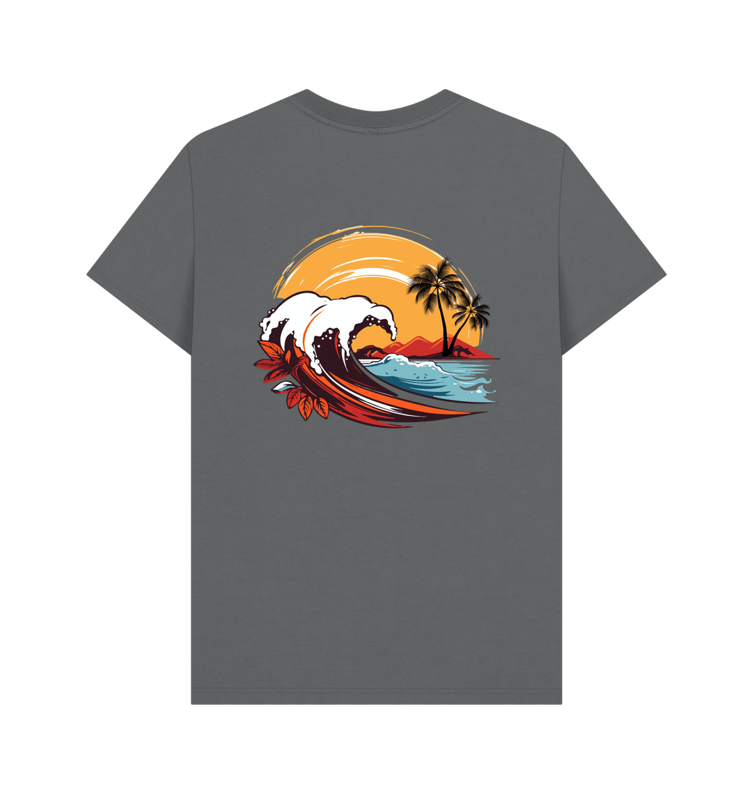 Slate Grey Printed T-shirt