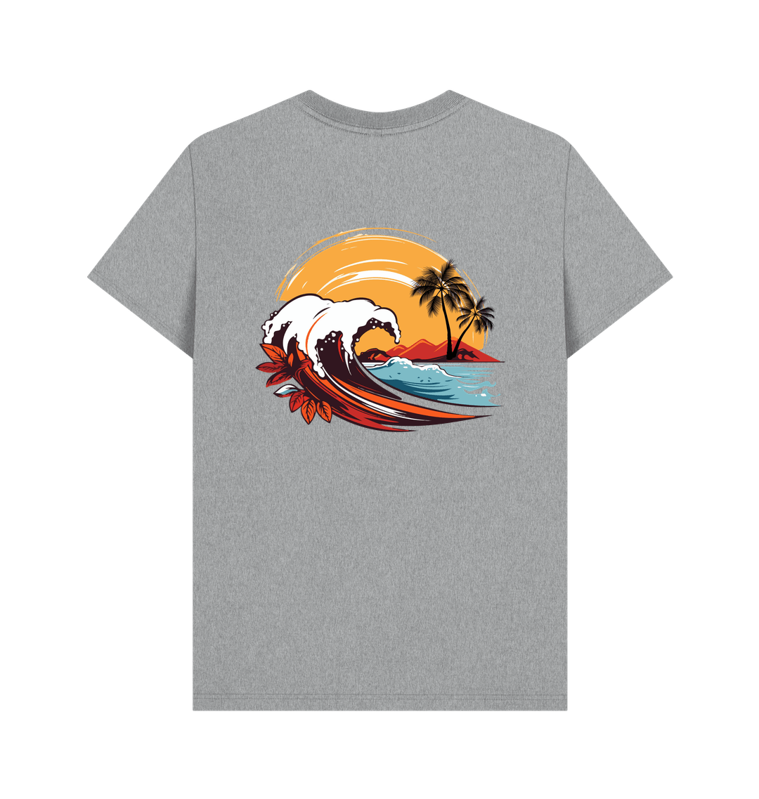 Athletic Grey Printed T-shirt