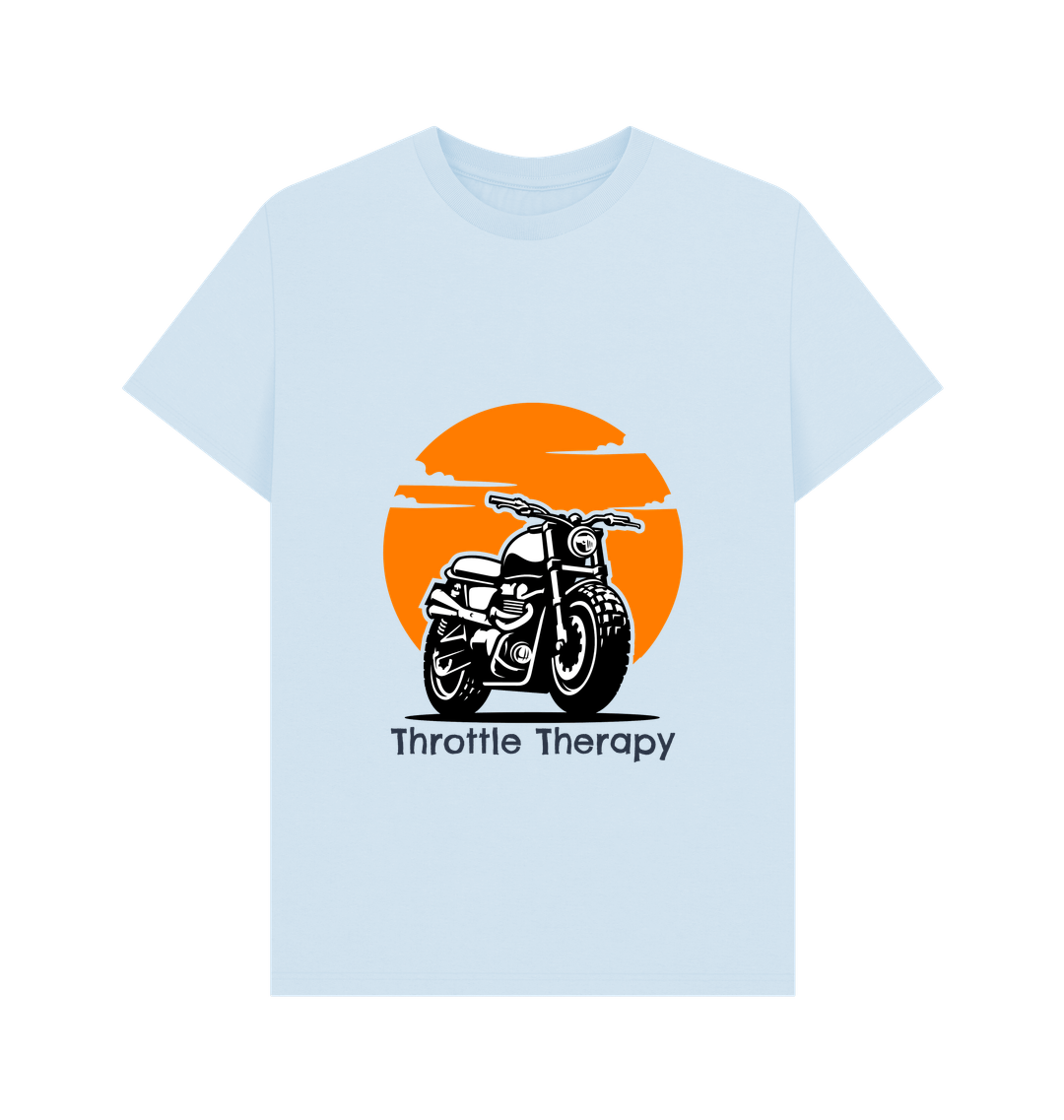 Sky Blue Printed T-shirt