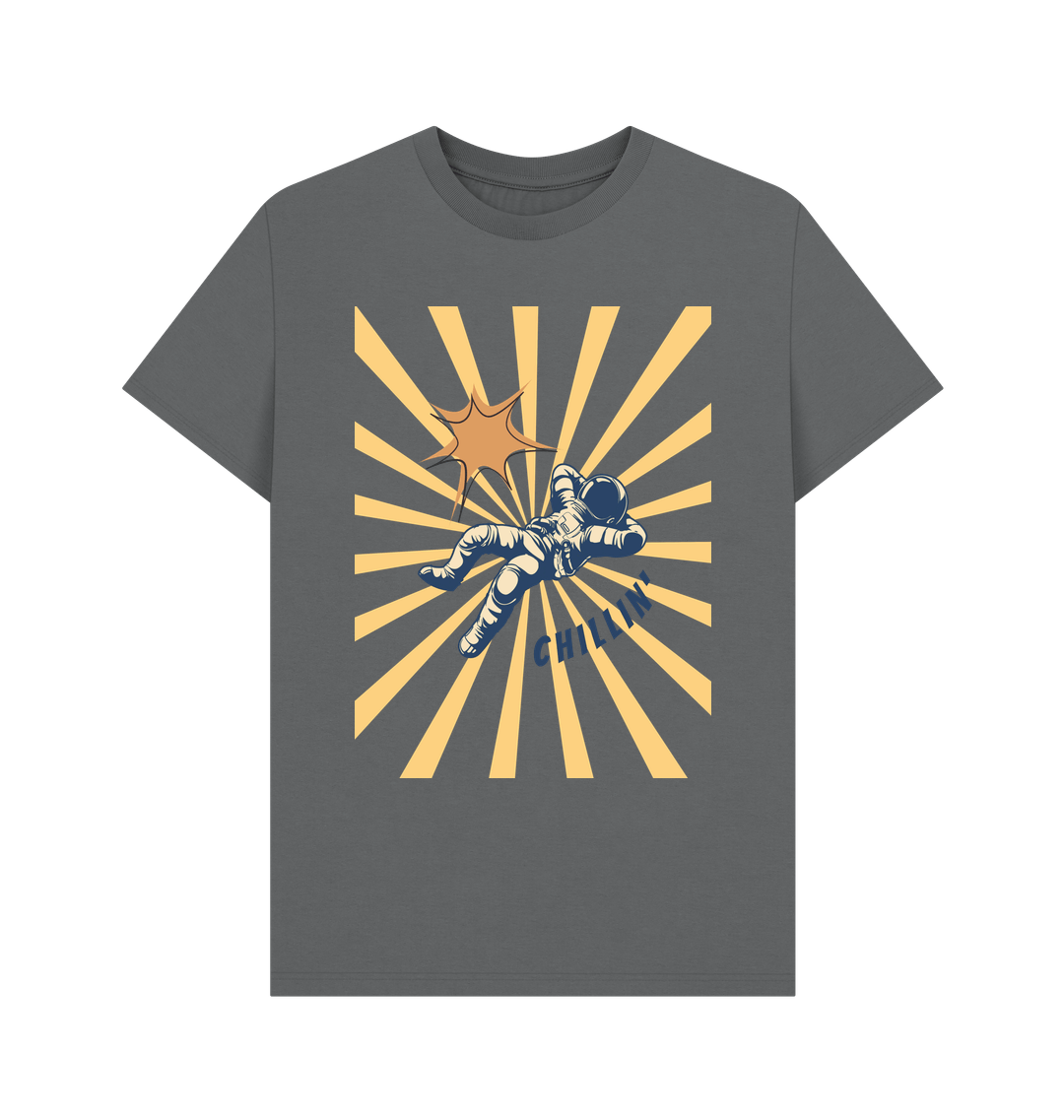 Slate Grey Printed T-shirt