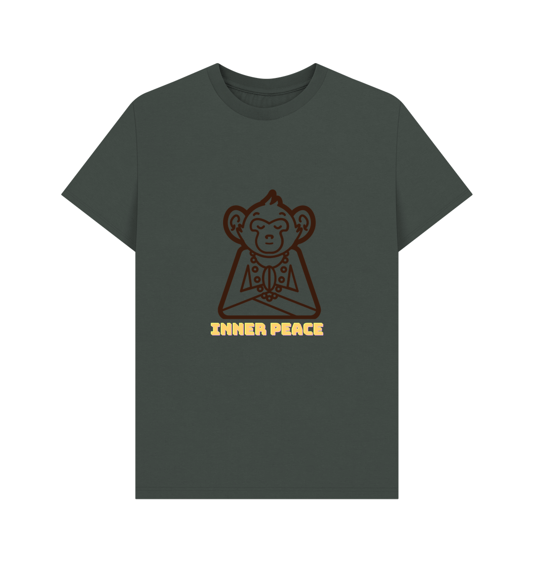 Dark Grey Printed T-shirt