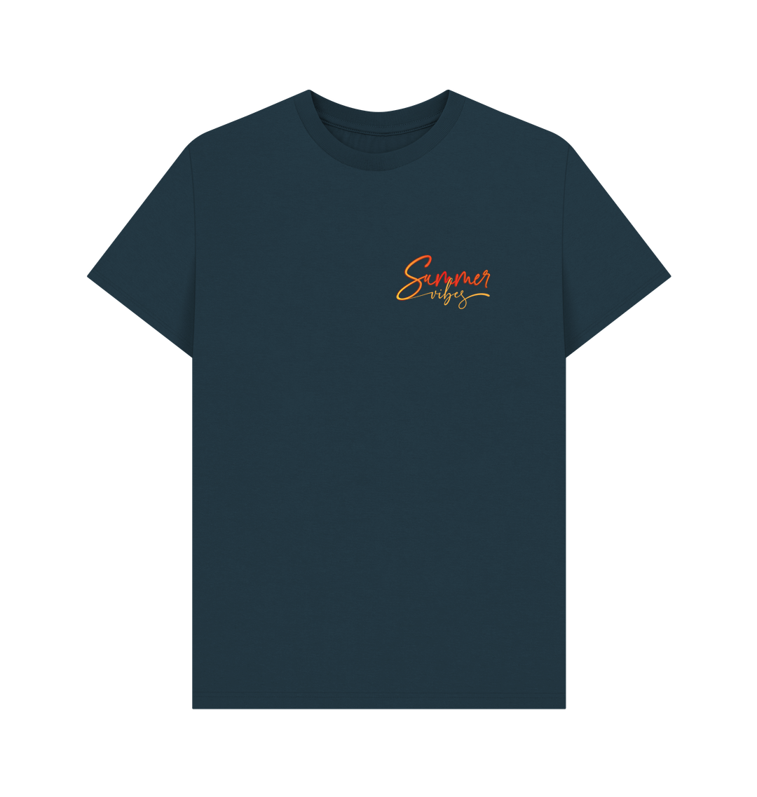 Denim Blue Printed T-shirt