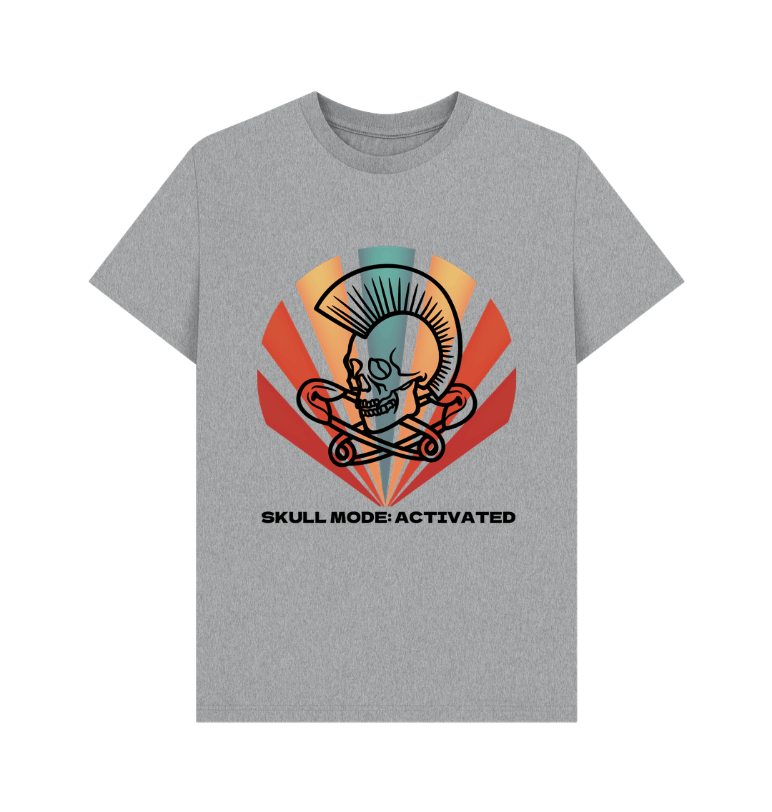 Athletic Grey Printed T-shirt