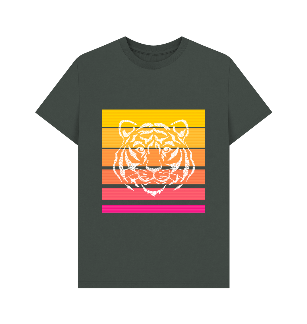 Dark Grey Printed T-shirt