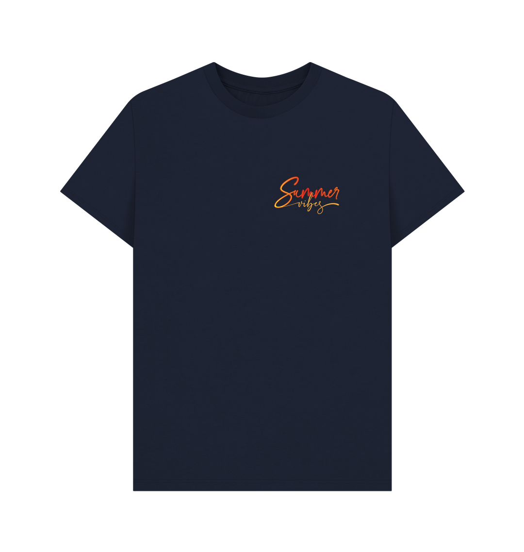 Navy Blue Printed T-shirt