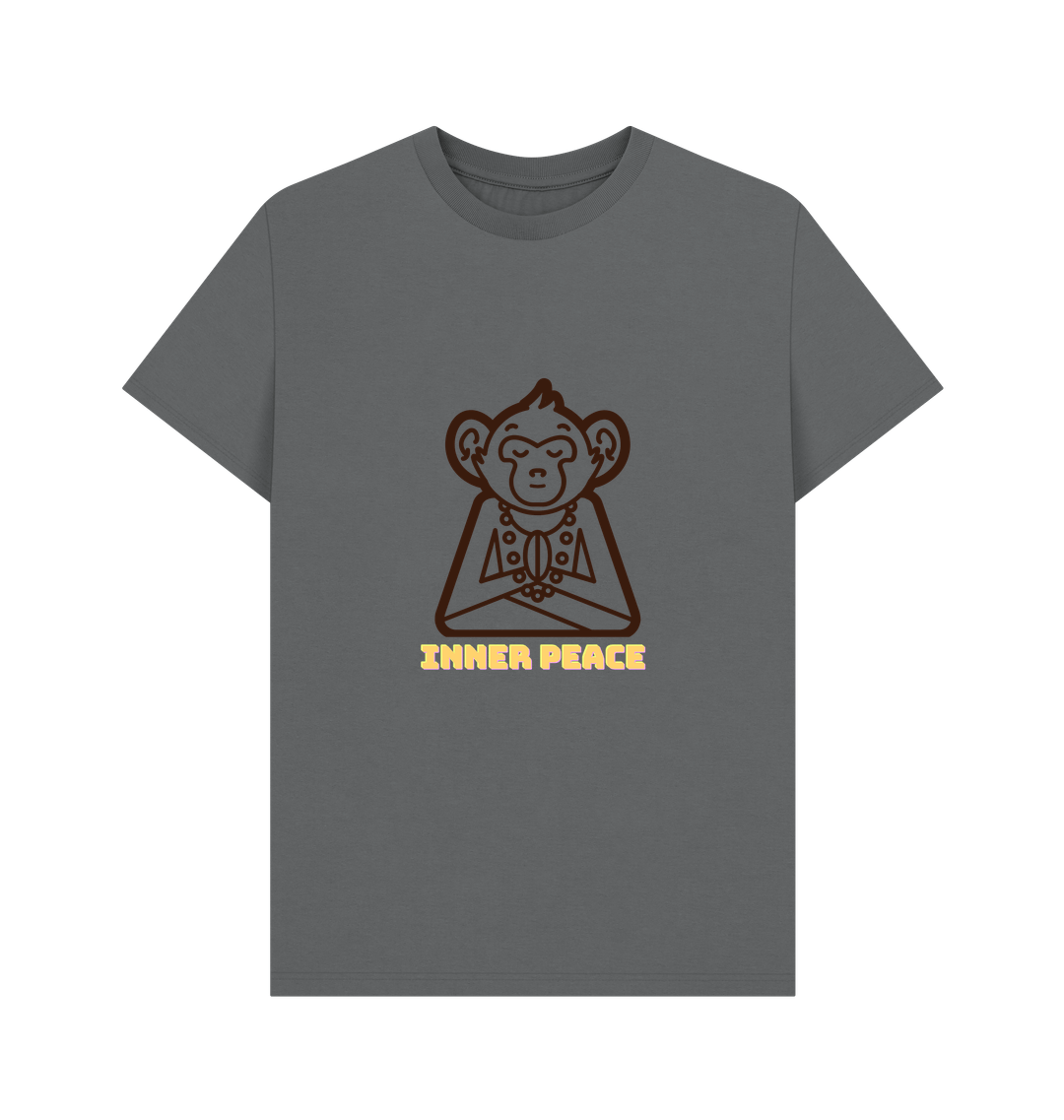 Slate Grey Printed T-shirt