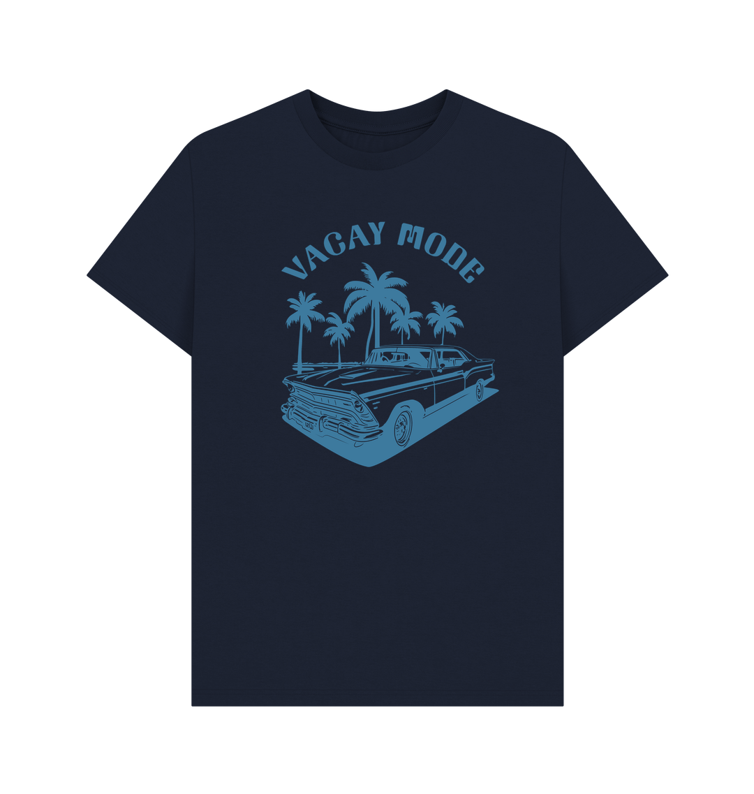 Navy Blue Printed T-shirt