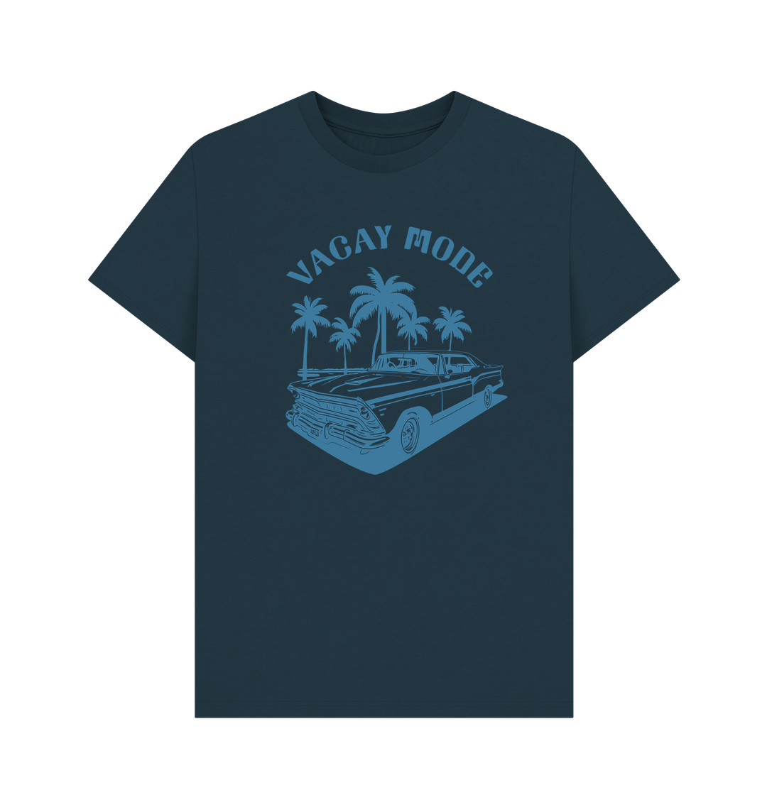 Denim Blue Printed T-shirt