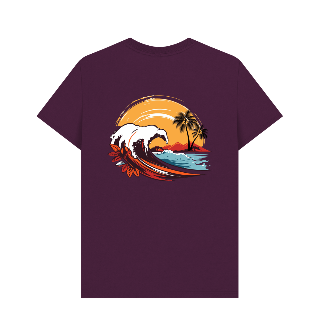 Purple Printed T-shirt