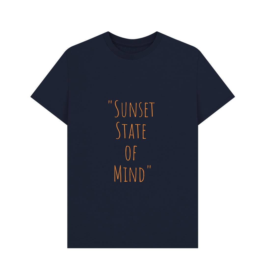 Navy Blue Printed T-shirt
