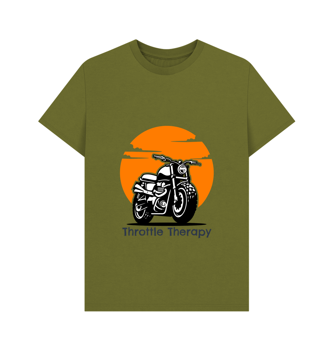Moss Green Printed T-shirt
