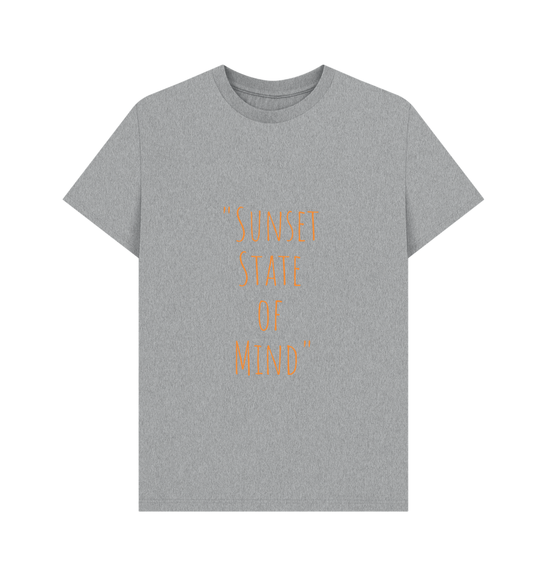 Athletic Grey Printed T-shirt