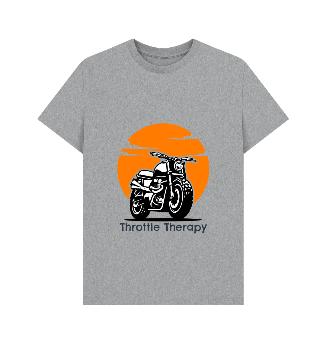 Athletic Grey Printed T-shirt