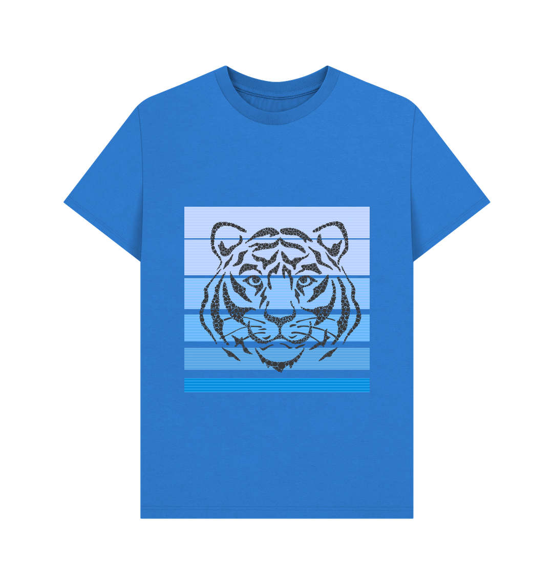 Bright Blue Printed T-shirt