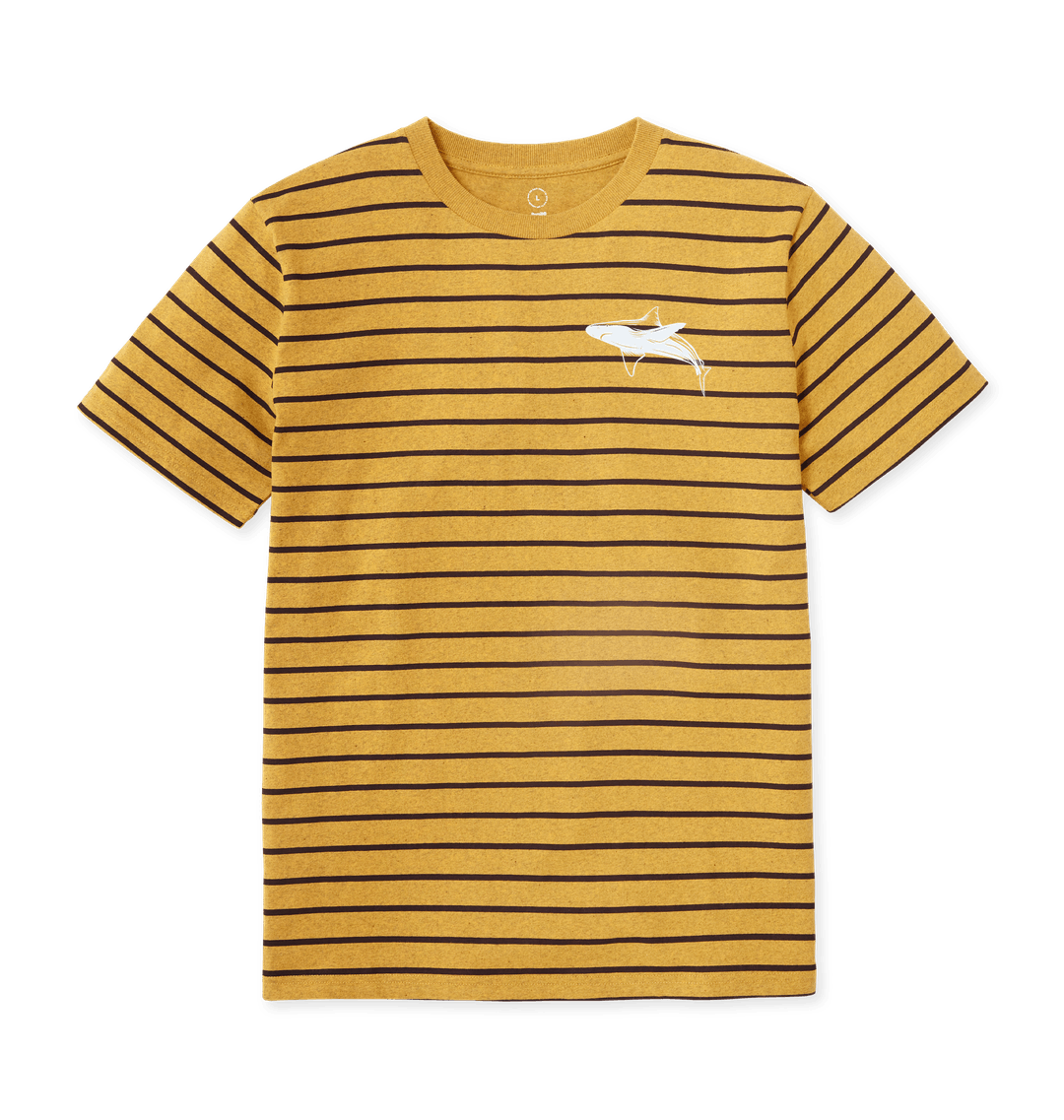 Sunflower Yellow Stripes Printed T-shirt