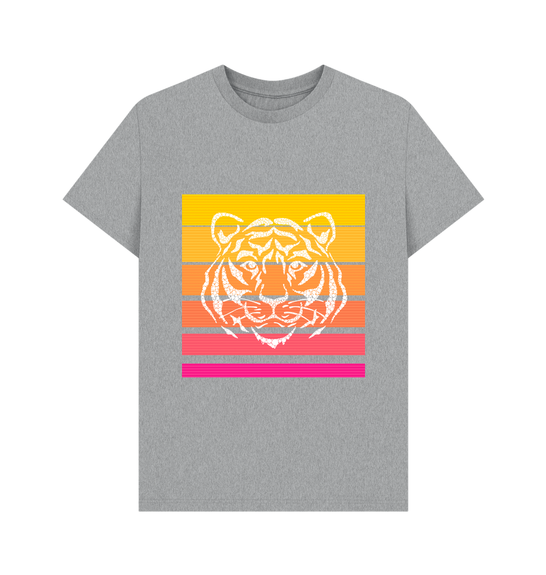 Athletic Grey Printed T-shirt