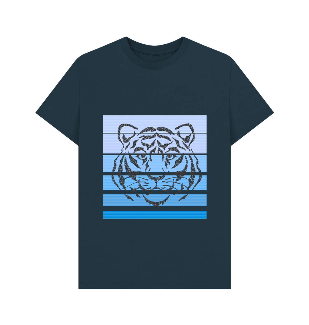 Denim Blue Printed T-shirt