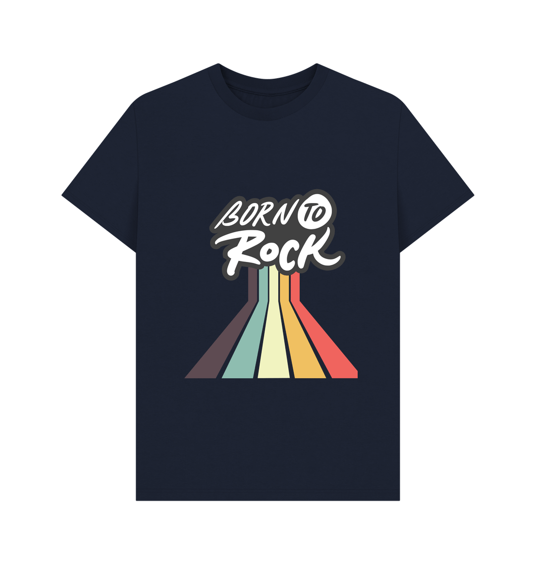Navy Blue Printed T-shirt
