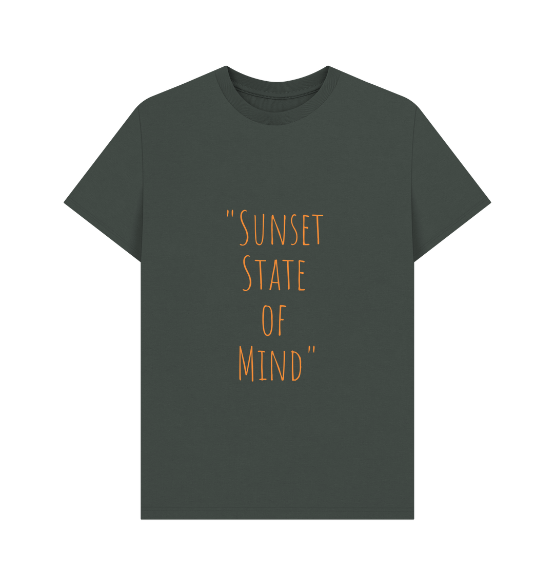 Dark Grey Printed T-shirt